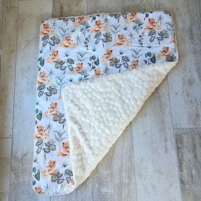 Couverture lionceaux hiver