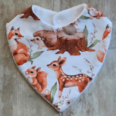 Bavoir bandana animaux de...