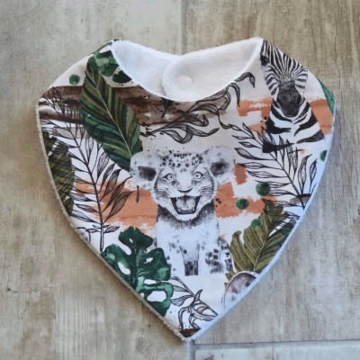 Bavoir bandana savane...