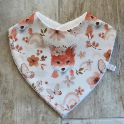 Bavoir bandana renarde domo