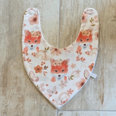 Bavoir bandana renarde domo