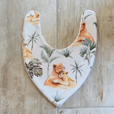 Bavoir bandana lionceaux